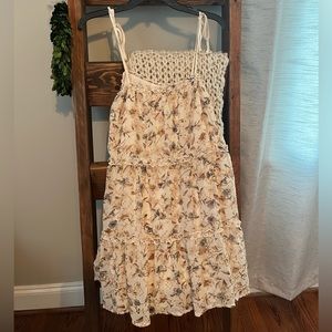 Gold and beige Vestique dress